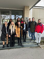 Group of students visit the Mannheim Labor Court