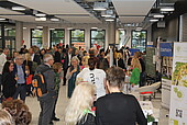 Crowd in the new canteen