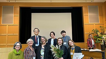 Gruppenbild beim Symposium an der japanischen Partnerhochschule