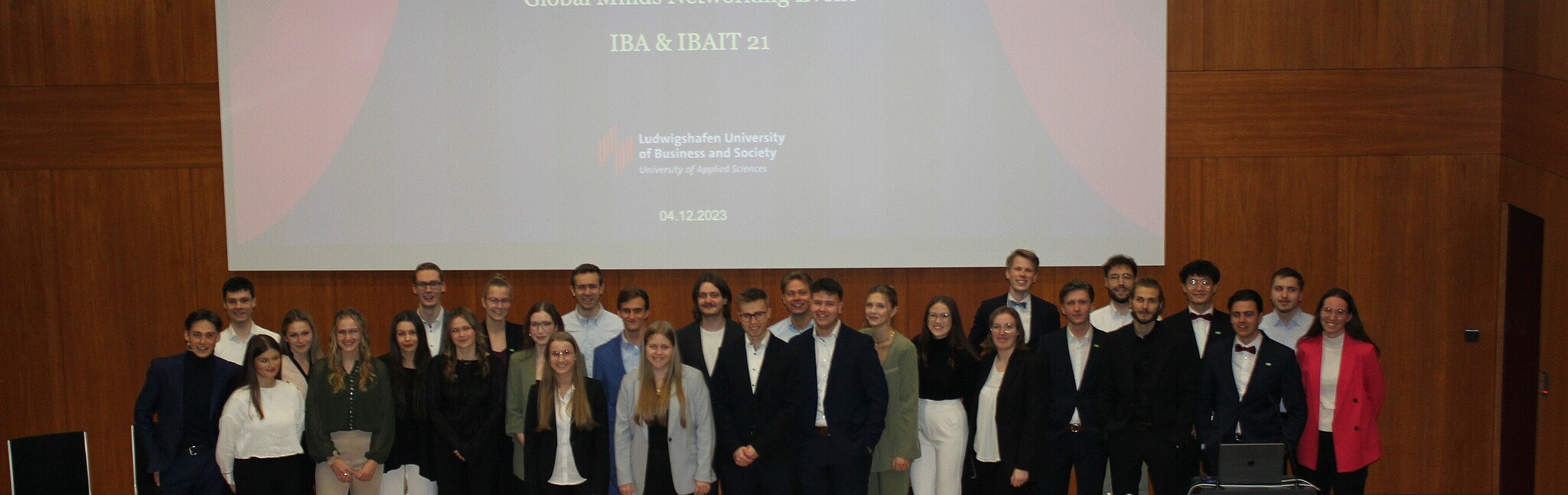 Group photo of IBA and IBAIT students