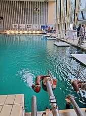 Transfer Splash in the former indoor pool north