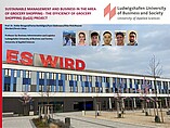 Awarded: Title slide of the presentation for which the HWG LU team received the "Best Session Paper Award" in Maribor. Cover page of Prof. Bongard's presentations with photos of him and students and a photo of the building in the background