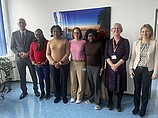 Group photo with guests from Zambia and university management