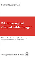 Buch Titelblatt: Priorisierung bei Gesundheitsleistungen