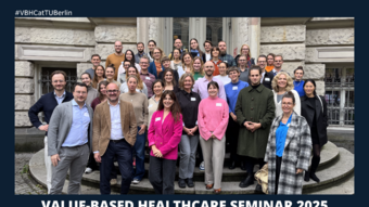 251006_VBHC_Berlin_Eierdanz Group photo of the participants at the Value-Based Healthcare seminar at TU Berlin