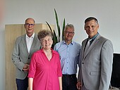 Group photo of Prof. Zipfel taking office