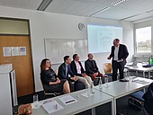 Gruppendiskussion beim GründungsMittwoch international