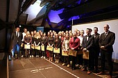 Group picture from the graduation ceremony at the Weincampus